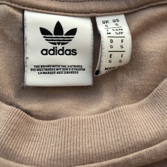 Adidas Box T-shirt/Small/Tan - Picture 4 of 5